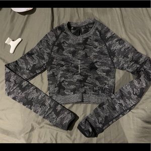 Gymshark camouflage long sleeve